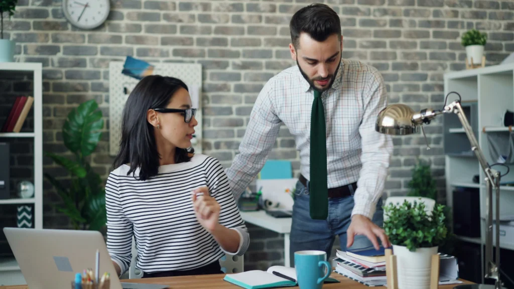 recruitment process outsourcing team reviewing talent acquisition strategy USA